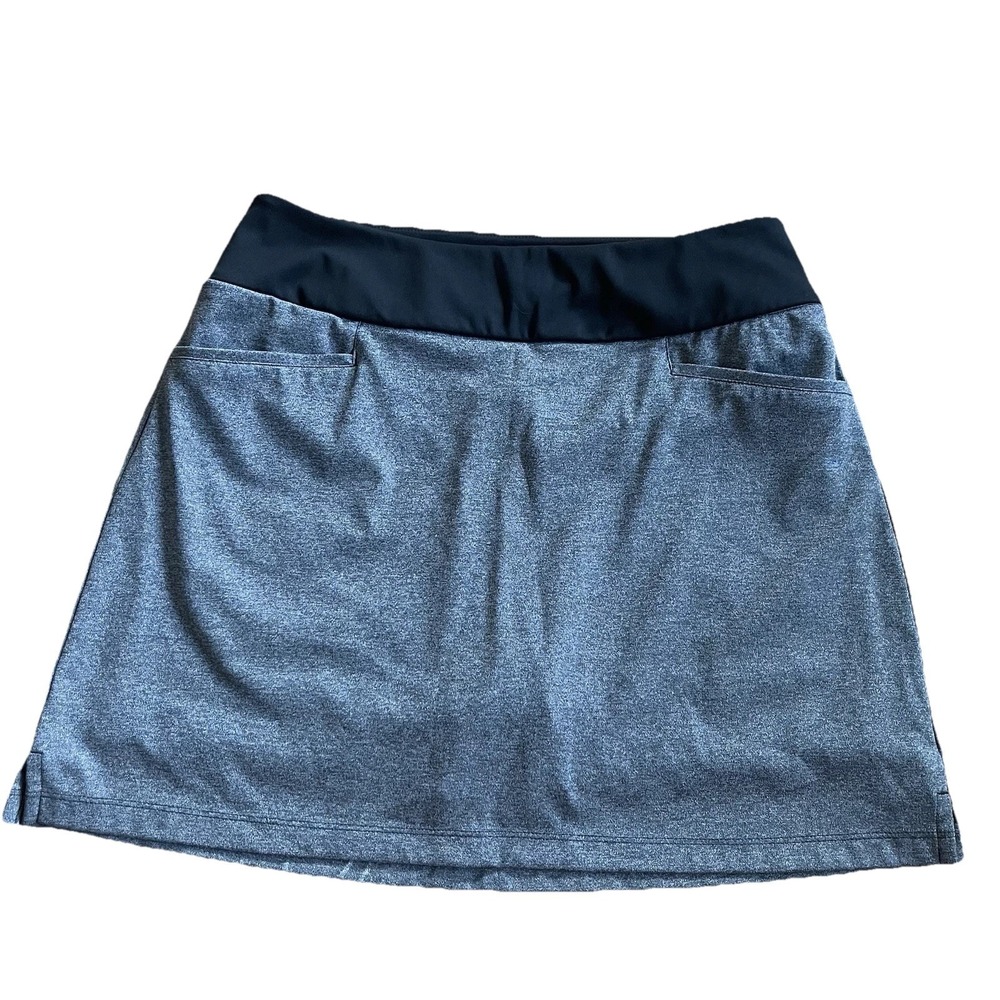 Adidas Ultimate Golf Skort Skirt SMALL Heather Gray Sportswear Tennis Casual